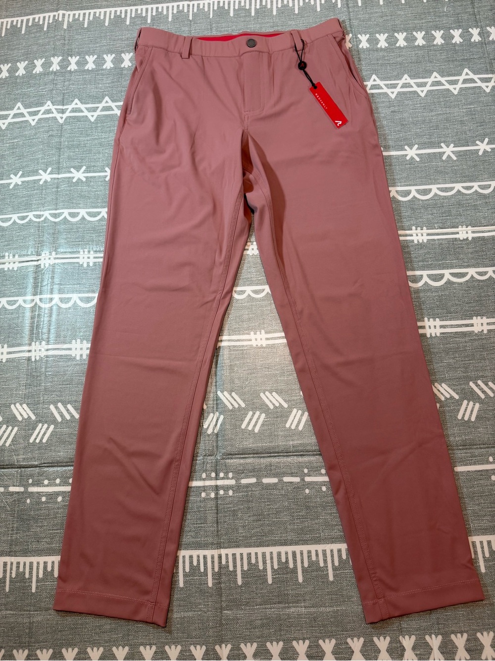 Redvanly Bradley Pull-On Pants in Dusty Pink